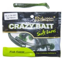 Съедобная силиконовая приманка RUBICON Crazy Bait LJ 3g, 79mm, цвет 001 (8 шт) Съедобная силиконовая приманка RUBICON Crazy Bait LJ 3g, 79mm, цвет 001 (8 шт)
