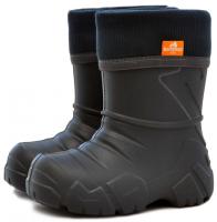 Сапоги детские ЭВА Nordman Kids утепленные, с манжетой из вельвета, серые 1-111-B07 р. 2627 Сапоги детские ЭВА Nordman Kids утепленные, с манжетой из вельвета, серые 1-111-B07 р. 2627