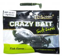 Съедобная силиконовая приманка RUBICON Crazy Bait WF 1.5g, 50mm, цвет 001 (12 шт) Съедобная силиконовая приманка RUBICON Crazy Bait WF 1.5g, 50mm, цвет 001 (12 шт)