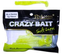Съедобная силиконовая приманка RUBICON Crazy Bait LJ 3g, 79mm, цвет 012 (8 шт) Съедобная силиконовая приманка RUBICON Crazy Bait LJ 3g, 79mm, цвет 012 (8 шт)