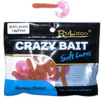 Съедобная силиконовая приманка RUBICON Crazy Bait CKTL 1.4g, 51mm, цвет 010 (10 шт)