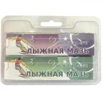 Лыжная мазь (комплект из 2 брусков) Ф-З (0 -12 С), 80 гр