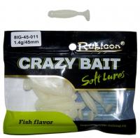 Съедобная силиконовая приманка RUBICON Crazy Bait IG 1.4g, 45mm, цвет 011 (12 шт) Съедобная силиконовая приманка RUBICON Crazy Bait IG 1.4g, 45mm, цвет 011 (12 шт)