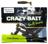 Съедобная силиконовая приманка RUBICON Crazy Bait IG 1.4g, 45mm, цвет 002 (12 шт) Съедобная силиконовая приманка RUBICON Crazy Bait IG 1.4g, 45mm, цвет 002 (12 шт)