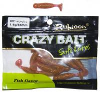 Съедобная силиконовая приманка RUBICON Crazy Bait IG 1.4g, 45mm, цвет 010 (12 шт) Съедобная силиконовая приманка RUBICON Crazy Bait IG 1.4g, 45mm, цвет 010 (12 шт)