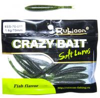 Съедобная силиконовая приманка RUBICON Crazy Bait SS 1.6g, 70mm, цвет 001 (12 шт) Съедобная силиконовая приманка RUBICON Crazy Bait SS 1.6g, 70mm, цвет 001 (12 шт)