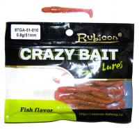 Съедобная силиконовая приманка RUBICON Crazy Bait TGA 0.8g, 51mm, цвет 010 (12 шт) Съедобная силиконовая приманка RUBICON Crazy Bait TGA 0.8g, 51mm, цвет 010 (12 шт)