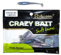 Съедобная силиконовая приманка RUBICON Crazy Bait TGA 1.5g, 61mm, цвет 261 (10 шт) Съедобная силиконовая приманка RUBICON Crazy Bait TGA 1.5g, 61mm, цвет 261 (10 шт)