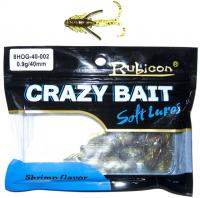 Съедобная силиконовая приманка RUBICON Crazy Bait HOG 0.9g, 40mm, цвет 002 (12 шт) Съедобная силиконовая приманка RUBICON Crazy Bait HOG 0.9g, 40mm, цвет 002 (12 шт)