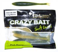 Съедобная силиконовая приманка RUBICON Crazy Bait SS 4.5g, 96mm, цвет 260 (6 шт)