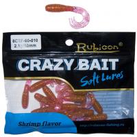 Съедобная силиконовая приманка RUBICON Crazy Bait CTF 2.1g, 60mm, цвет 010 (10 шт) Съедобная силиконовая приманка RUBICON Crazy Bait CTF 2.1g, 60mm, цвет 010 (10 шт)
