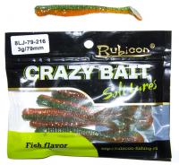 Съедобная силиконовая приманка RUBICON Crazy Bait LJ 3g, 79mm, цвет 216 (8 шт) Съедобная силиконовая приманка RUBICON Crazy Bait LJ 3g, 79mm, цвет 216 (8 шт)