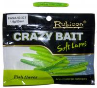 Съедобная силиконовая приманка RUBICON Crazy Bait WMA 1.6g, 50mm, цвет 202 (12 шт) Съедобная силиконовая приманка RUBICON Crazy Bait WMA 1.6g, 50mm, цвет 202 (12 шт)