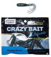 Съедобная силиконовая приманка RUBICON Crazy Bait CTF 2.1g, 60mm, цвет 007 (10 шт)