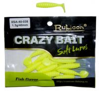 Съедобная силиконовая приманка RUBICON Crazy Bait SA 1.3g, 40mm, цвет 038 (12 шт) Съедобная силиконовая приманка RUBICON Crazy Bait SA 1.3g, 40mm, цвет 038 (12 шт)