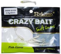 Съедобная силиконовая приманка RUBICON Crazy Bait NWM 0.35g, 40mm, цвет 024 (10 шт) Съедобная силиконовая приманка RUBICON Crazy Bait NWM 0.35g, 40mm, цвет 024 (10 шт)
