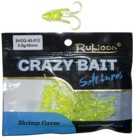 Съедобная силиконовая приманка RUBICON Crazy Bait HOG 0.9g, 40mm, цвет 012 (12 шт) Съедобная силиконовая приманка RUBICON Crazy Bait HOG 0.9g, 40mm, цвет 012 (12 шт)