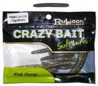 Съедобная силиконовая приманка RUBICON Crazy Bait WMA 1.6g, 50mm, цвет 218 (12 шт)