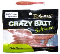 Съедобная силиконовая приманка RUBICON Crazy Bait SS 1.6g, 70mm, цвет 010 (12 шт) Съедобная силиконовая приманка RUBICON Crazy Bait SS 1.6g, 70mm, цвет 010 (12 шт)