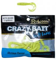 Съедобная силиконовая приманка RUBICON Crazy Bait CTC 1.1g, 50mm, цвет 055 (12 шт) Съедобная силиконовая приманка RUBICON Crazy Bait CTC 1.1g, 50mm, цвет 055 (12 шт)