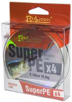 Леска плетеная RUBICON Super PE 4x 135m gray, d=0,40mm