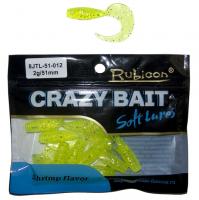 Съедобная силиконовая приманка RUBICON Crazy Bait JTL 2g, 51mm, цвет 012 (10 шт) Съедобная силиконовая приманка RUBICON Crazy Bait JTL 2g, 51mm, цвет 012 (10 шт)