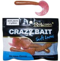 Съедобная силиконовая приманка RUBICON Crazy Bait CKTL 5.1g, 80mm, цвет 010 (7 шт) Съедобная силиконовая приманка RUBICON Crazy Bait CKTL 5.1g, 80mm, цвет 010 (7 шт)