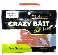 Съедобная силиконовая приманка RUBICON Crazy Bait WMA 1.6g, 50mm, цвет 010 (12 шт) Съедобная силиконовая приманка RUBICON Crazy Bait WMA 1.6g, 50mm, цвет 010 (12 шт)