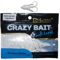 Съедобная силиконовая приманка RUBICON Crazy Bait HOG 0.9g, 40mm, цвет 040 (12 шт) Съедобная силиконовая приманка RUBICON Crazy Bait HOG 0.9g, 40mm, цвет 040 (12 шт)