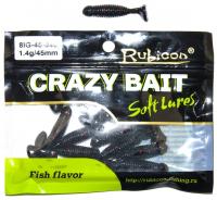 Съедобная силиконовая приманка RUBICON Crazy Bait IG 1.4g, 45mm, цвет 046 (12 шт) Съедобная силиконовая приманка RUBICON Crazy Bait IG 1.4g, 45mm, цвет 046 (12 шт)