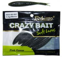 Съедобная силиконовая приманка RUBICON Crazy Bait SS 4.5g, 96mm, цвет 001 (6 шт)