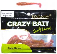 Съедобная силиконовая приманка RUBICON Crazy Bait TGA 1.5g, 61mm, цвет 010 (10 шт) Съедобная силиконовая приманка RUBICON Crazy Bait TGA 1.5g, 61mm, цвет 010 (10 шт)