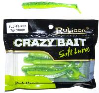 Съедобная силиконовая приманка RUBICON Crazy Bait LJ 3g, 79mm, цвет 202 (8 шт) Съедобная силиконовая приманка RUBICON Crazy Bait LJ 3g, 79mm, цвет 202 (8 шт)