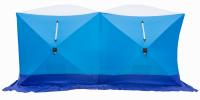 Палатка КУБ 3 ДУБЛЬ, трехслойная (брезент) Палатка КУБ 3 ДУБЛЬ, трехслойная (брезент)