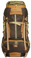 Рюкзак Р-55+10Т трекинговый, темно-коричневый