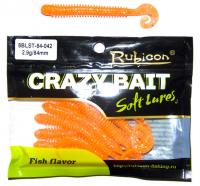 Съедобная силиконовая приманка RUBICON Crazy Bait BLST 2.9g, 84mm, цвет 042 (8 шт) Съедобная силиконовая приманка RUBICON Crazy Bait BLST 2.9g, 84mm, цвет 042 (8 шт)