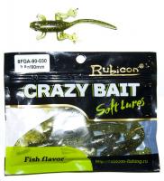 Съедобная силиконовая приманка RUBICON Crazy Bait FGA 3.8g, 80mm, цвет 030 (6 шт) Съедобная силиконовая приманка RUBICON Crazy Bait FGA 3.8g, 80mm, цвет 030 (6 шт)