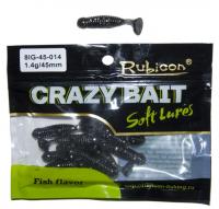Съедобная силиконовая приманка RUBICON Crazy Bait IG 1.4g, 45mm, цвет 014 (12 шт) Съедобная силиконовая приманка RUBICON Crazy Bait IG 1.4g, 45mm, цвет 014 (12 шт)