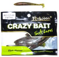 Съедобная силиконовая приманка RUBICON Crazy Bait SSDT 2.3g, 71mm, цвет 002 (8 шт)