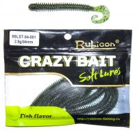 Съедобная силиконовая приманка RUBICON Crazy Bait BLST 2.9g, 84mm, цвет 001 (8 шт) Съедобная силиконовая приманка RUBICON Crazy Bait BLST 2.9g, 84mm, цвет 001 (8 шт)