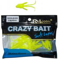 Съедобная силиконовая приманка RUBICON Crazy Bait HOG 0.9g, 40mm, цвет 038 (12 шт) Съедобная силиконовая приманка RUBICON Crazy Bait HOG 0.9g, 40mm, цвет 038 (12 шт)