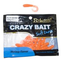 Съедобная силиконовая приманка RUBICON Crazy Bait CTF 0.9g, 40mm, цвет 042 (16 шт)