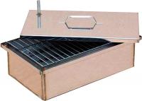 Коптильня двухъярусная с гидрозатвором 490х295х175 нерж сталь 1,0 мм Коптильня двухъярусная с гидрозатвором 490х295х175 нерж сталь 1,0 мм