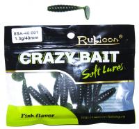 Съедобная силиконовая приманка RUBICON Crazy Bait SA 1.3g, 40mm, цвет 001 (12 шт) Съедобная силиконовая приманка RUBICON Crazy Bait SA 1.3g, 40mm, цвет 001 (12 шт)
