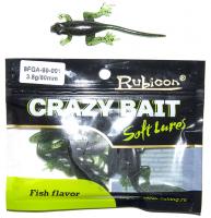 Съедобная силиконовая приманка RUBICON Crazy Bait FGA 3.8g, 80mm, цвет 001 (6 шт) Съедобная силиконовая приманка RUBICON Crazy Bait FGA 3.8g, 80mm, цвет 001 (6 шт)