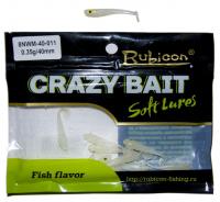 Съедобная силиконовая приманка RUBICON Crazy Bait NWM 0.35g, 40mm, цвет 011 (10 шт) Съедобная силиконовая приманка RUBICON Crazy Bait NWM 0.35g, 40mm, цвет 011 (10 шт)