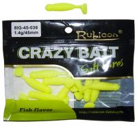 Съедобная силиконовая приманка RUBICON Crazy Bait IG 1.4g, 45mm, цвет 038 (12 шт) Съедобная силиконовая приманка RUBICON Crazy Bait IG 1.4g, 45mm, цвет 038 (12 шт)