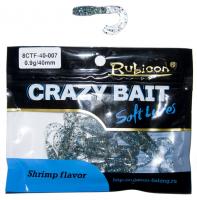 Съедобная силиконовая приманка RUBICON Crazy Bait CTF 0.9g, 40mm, цвет 007 (16 шт)