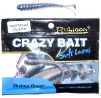 Съедобная силиконовая приманка RUBICON Crazy Bait SWMP 2.2g, 80mm, цвет 261 (8 шт)