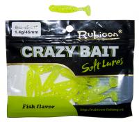 Съедобная силиконовая приманка RUBICON Crazy Bait IG 1.4g, 45mm, цвет 012 (12 шт) Съедобная силиконовая приманка RUBICON Crazy Bait IG 1.4g, 45mm, цвет 012 (12 шт)